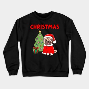 Funny Matching Ugly Christmas Sweatshirts for Dog Lovers Crewneck Sweatshirt